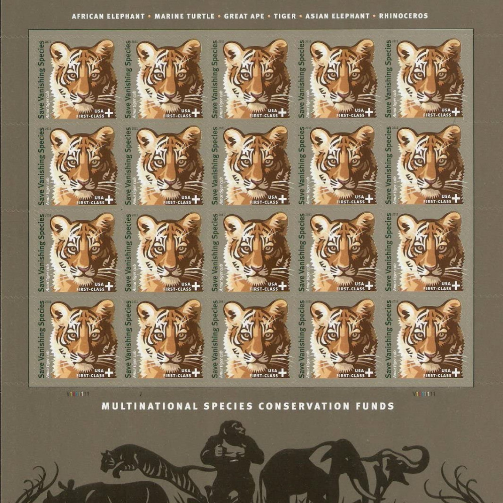(2011) USPS Save Vanishing Species Postage Stamps