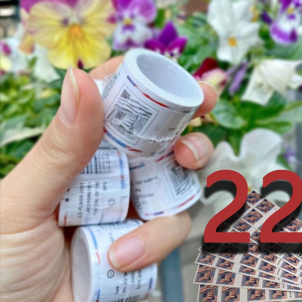 (2022) USPS Forever American Flag Stamps Rolls