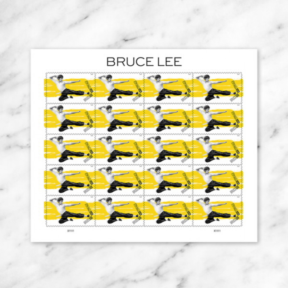 2026 Bruce Lee Stamps, Sheet of 20