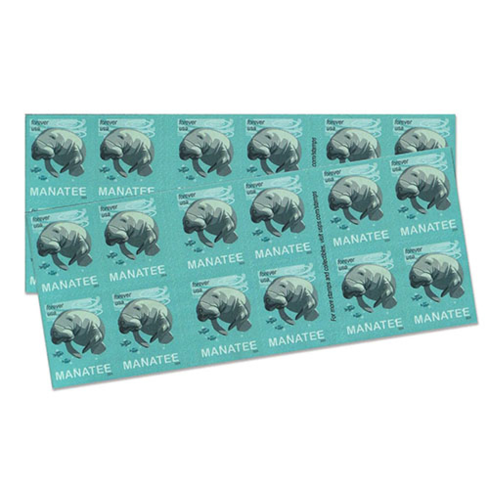 2024 USPS Save Manatees Forever Stamps