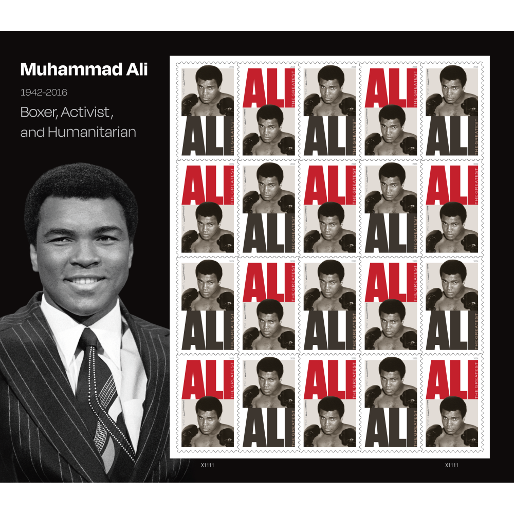 2026 Muhammad Ali Stamps, Sheet of 20